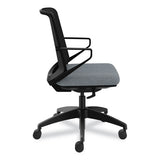 Cliq Office Chair, Supports Up To 300 Lb, 17" To 22" Seat Height, Basalt Seat/black Back/base, Ships In 7-10 Business Days