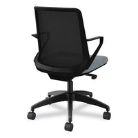 Cliq Office Chair, Supports Up To 300 Lb, 17" To 22" Seat Height, Basalt Seat/black Back/base, Ships In 7-10 Business Days