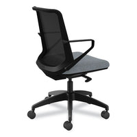 Cliq Office Chair, Supports Up To 300 Lb, 17" To 22" Seat Height, Basalt Seat/black Back/base, Ships In 7-10 Business Days