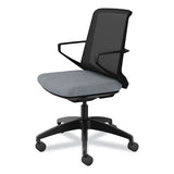 Cliq Office Chair, Supports Up To 300 Lb, 17" To 22" Seat Height, Basalt Seat/black Back/base, Ships In 7-10 Business Days