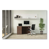 Cliq Office Chair, Supports Up To 300 Lb, 17" To 22" Seat Height, Black Seat/back, White Base, Ships In 7-10 Business Days