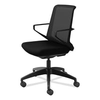 Cliq Office Chair, Supports Up To 300 Lb, 17" To 22" Seat Height, Black Seat/back, Black Base, Ships In 7-10 Business Days