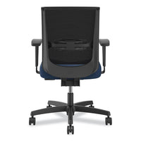 Convergence Mid-back Task Chair, Up To 275lb, 16.5" To 21" Seat Ht, Navy Seat, Black Back/frame, Ships In 7-10 Bus Days