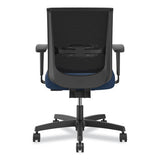 Convergence Mid-back Task Chair, Up To 275lb, 16.5" To 21" Seat Ht, Navy Seat, Black Back/frame, Ships In 7-10 Bus Days
