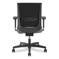 Convergence Mid-back Task Chair, Up To 275 Lb, 16.5" To 21" Seat Ht, Basalt Seat, Black Back/frame, Ships In 7-10 Bus Days