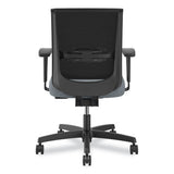 Convergence Mid-back Task Chair, Up To 275 Lb, 16.5" To 21" Seat Ht, Basalt Seat, Black Back/frame, Ships In 7-10 Bus Days