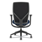 Flexion Mesh Back Chair, Supports Up To 300 Lb, 14.81" To 19.7" Seat Ht, Navy Seat, Black Back/base, Ships In 7-10 Bus Days