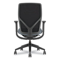 Flexion Mesh Back Task Chair, Supports Up To 300 Lb, 14.81" To 19.7" Seat Height, Black/basalt, Ships In 7-10 Business Days