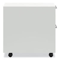Fuse Mobile Slim Pedestal File, Left/right, 2-drawers: Box/file, Letter, Designer White, 10x23.25x21, Ships In 7-10 Bus Days