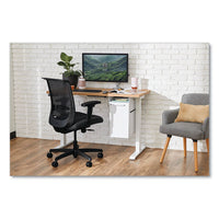 Fuse Undermount Storage Pedestal, 1 Open Shelf And 1 Cubby, Left/right Orientation, Designer White, 10" X 14.37" X 20"