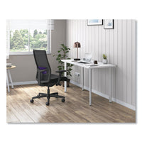 Ignition 2.0 4-way Stretch Mid-back Mesh Task Chair, Supports 300 Lb, 17" To 21" Seat Height, Black, Ships In 7-10 Bus Days