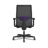 Ignition 2.0 4-way Stretch Mid-back Mesh Task Chair, Supports 300 Lb, 17" To 21" Seat Height, Black, Ships In 7-10 Bus Days