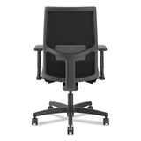Ignition 2.0 4-way Stretch Mid-back Mesh Task Chair, Gray Adjustable Lumbar Support, Basalt/black, Ships In 7-10 Bus Days