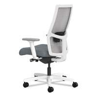 Ignition 2.0 4-way Stretch Mid-back Mesh Task Chair, Black Adjustable Lumbar Support, Basalt/fog/white,ships In 7-10 Bus Days