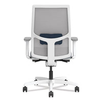 Ignition 2.0 4-way Stretch Mid-back Mesh Task Chair, Navy Blue Lumbar Support, Basalt/fog/white, Ships In 7-10 Business Days