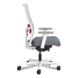 Ignition 2.0 4-way Stretch Mid-back Mesh Task Chair, Up To 300 Lb, 17" - 20" Seat Ht, Basalt/fog/white,ships In 7-10 Bus Days