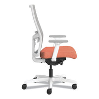 Ignition 2.0 4-way Stretch Mid-back Mesh Task Chair,white Lumbar Support, Passion Fruit/fog/white,ships In 7-10 Business Days