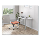 Ignition 2.0 4-way Stretch Mid-back Mesh Task Chair,white Lumbar Support, Passion Fruit/fog/white,ships In 7-10 Business Days