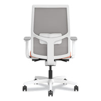 Ignition 2.0 4-way Stretch Mid-back Mesh Task Chair,white Lumbar Support, Passion Fruit/fog/white,ships In 7-10 Business Days
