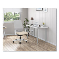Ignition 2.0 4-way Stretch Mid-back Task Chair, White Adjustable Lumbar Support, Biscotti/fog/white, Ships In 7-10 Bus Days