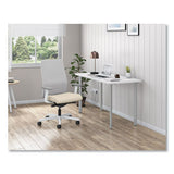 Ignition 2.0 4-way Stretch Mid-back Task Chair, White Adjustable Lumbar Support, Biscotti/fog/white, Ships In 7-10 Bus Days