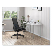 Ignition 2.0 4-way Stretch Mid-back Mesh Task Chair, Navy Blue Adjustable Lumbar Support, Black, Ships In 7-10 Business Days