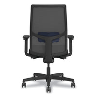 Ignition 2.0 4-way Stretch Mid-back Mesh Task Chair, Navy Blue Adjustable Lumbar Support, Black, Ships In 7-10 Business Days