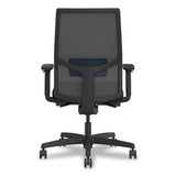 Ignition 2.0 4-way Stretch Mid-back Mesh Task Chair, Navy Blue Adjustable Lumbar Support, Black, Ships In 7-10 Business Days