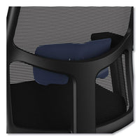 Ignition 2.0 4-way Stretch Mid-back Mesh Task Chair, Navy Blue Adjustable Lumbar Support, Black, Ships In 7-10 Business Days