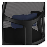 Ignition 2.0 4-way Stretch Mid-back Mesh Task Chair, Navy Blue Adjustable Lumbar Support, Black, Ships In 7-10 Business Days