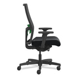 Ignition 2.0 4-way Stretch Mid-back Task Chair, Green Adjustable Lumbar Support, Black Seat/back/base, Ships In 7-10 Bus Days