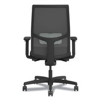 Ignition 2.0 4-way Stretch Mid-back Mesh Task Chair, Gray Adjustable Lumbar Support, Black, Ships In 7-10 Business Days
