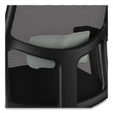 Ignition 2.0 4-way Stretch Mid-back Mesh Task Chair, Gray Adjustable Lumbar Support, Black, Ships In 7-10 Business Days