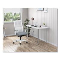 Ignition 2.0 Reactiv Mid-back Task Chair, 17.25" To 21.75" Seat Height, Basalt Fabric Seat, White Back,ships In 7-10 Bus Days
