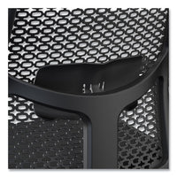 Ignition 2.0 Reactiv Mid-back Task Chair, 17.25" To 21.75" Seat Height, Black Fabric Seat, Black Back, Ships In 7-10 Bus Days