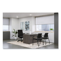 Ignition 2.0 Upholstered Mid-back Task Chair, 17" To 21.5" Seat Height, Black Fabric Seat/back, Ships In 7-10 Business Days