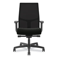 Ignition 2.0 Upholstered Mid-back Task Chair, 17" To 21.5" Seat Height, Black Fabric Seat/back, Ships In 7-10 Business Days