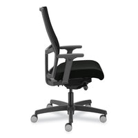 Ignition 2.0 Upholstered Mid-back Task Chair, 17" To 21.5" Seat Height, Black Fabric Seat/back, Ships In 7-10 Business Days