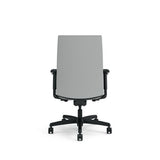 Ignition 2.0 Upholstered Mid-back Task Chair, Up To 300 Lbs, 17 To 21.5 Seat Height, Flint Seat And Back, Black Base