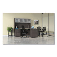 Ignition Series Guest Chair With Arms, Polyurethane Fabric Seat, 25" X 21.75" X 33.5", Black, Ships In 7-10 Business Days