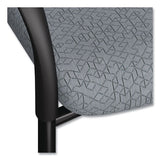 Ignition Series Mesh Back Mobile Stacking Chair, Fabric Seat, 25 X 21.75 X 33.5, Basalt/black, Ships In 7-10 Business Days