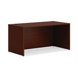 Mod Double Pedestal Desk Bundle, 60" X 30" X 29", Traditional Mahogany, Ships In 7-10 Business Days