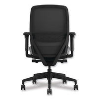 Nucleus Series Recharge Task Chair, 16.63 To 21.13 Seat Height, Frost Seat, Black Back, Black Base
