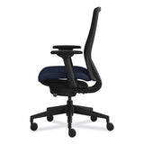 Nucleus Series Recharge Task Chair, 16.63 To 21.13 Seat Height, Navy Seat, Black Back, Black Base