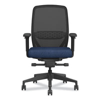 Nucleus Series Recharge Task Chair, Up To 300lb, 16.63" To 21.13" Seat Ht, Navy Seat, Black Back/base, Ships In 7-10 Bus Days