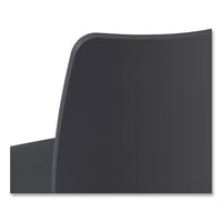 Ruck Laminate Chair, Supports Up To 300 Lb, 18" Seat Height, Charcoal Seat/back, Silver Base, Ships In 7-10 Business Days
