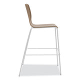 Ruck Laminate Task Stool, Supports Up To 300 Lb, 30" Seat Height, Pinnacle Seat/base, Silver Frame, Ships In 7-10 Bus Days
