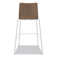 Ruck Laminate Task Stool, Supports Up To 300 Lb, 30" Seat Height, Pinnacle Seat/base, Silver Frame, Ships In 7-10 Bus Days