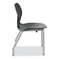 Smartlink Four-leg Chair, Up To 275 Lb, 16" Seat Height, Lava Seat/back, Platinum Base, 4/carton, Ships In 7-10 Bus Days
