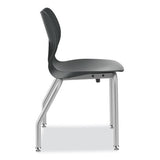 Smartlink Four-leg Chair, Supports Up To 275 Lb, 18" Seat Height, Lava Seat/back, Platinum Base, Ships In 7-10 Business Days